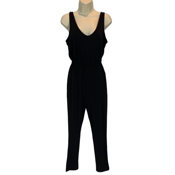 BB Dakota Steve Madden Owe You OneBlack Tank Jumpsuit XSmall